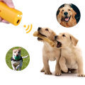 Haustierhund -Repeller Anti Barking Stop Rark Training TRAINING TRAINGER LED Ultraschall 3in1 Anti -Belling -Ultraschall